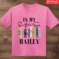55% OFF: Swiftie Era Personalized Pink T-shirt