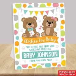 Teddy Bear Wishes For Baby Custom 14