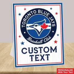 Toronto Blue Jays Baseball Custom Text 14