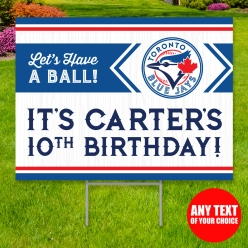 34% OFF: Toronto Blue Jays PERSONALIZED Big Yard Sign