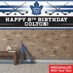 Toronto Maple Leafs PERSONALIZED Giant Vinyl Keepsake Banner
