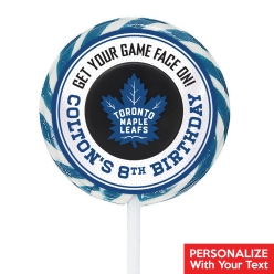 Toronto Maple Leafs PERSONALIZED Lollipops - 12 Pk