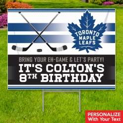 34% OFF: Toronto Leafs PERSONALIZED Large Yard Sign