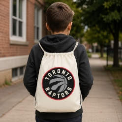 Basketball Raptors Drawstring Backpack