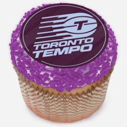 Toronto Tempo Basketball Cupcake Icing Toppers 12pk