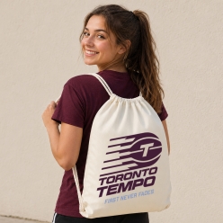 Basketball Toronto Tempo Drawstring Backpack
