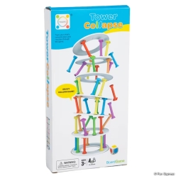 Tower Collapse Tabletop Building Game Set