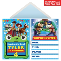 Toy Story 5 PERSONALIZED Invitations - 8 Pack