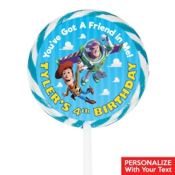 Toy Story 5 PERSONALIZED Lollipops - 12 Pk