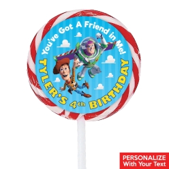 Toy Story 5 PERSONALIZED Lollipops - 12 Pk