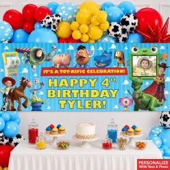Toy Story PHOTO PERSONALIZED Giant Vinyl Banner
