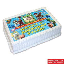 Toy Story 5 Photo Personalized Edible Icing