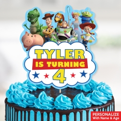 Toy Story PERSONALIZED Cake Pick Topper