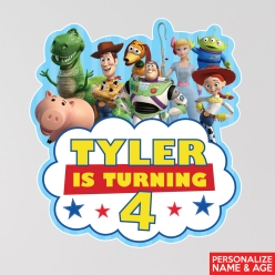 Toy Story Friends Personalized Name & Age 12