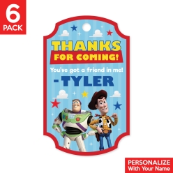 Toy Story PERSONALIZED Thank You Tags - 6 PK
