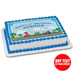 Train 1st Personalizable Edible Icing