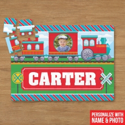 70% OFF: Personalized 30pc Train Puzzle Name & Photo