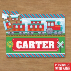 70% OFF: Personalized 30pc Train Puzzle w/ Name
