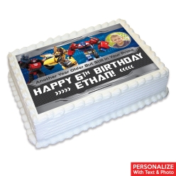 Transformers Photo Personalizable Edible Icing