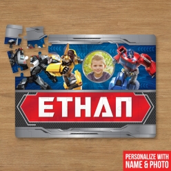 70% OFF: Personalized 30pc Transformers Puzzle w/ Name & Photo
