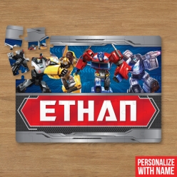 70% OFF: Personalized 30pc Transformers Puzzle w/ Name