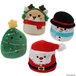 Plush Christmas Plush Characters-4Pk