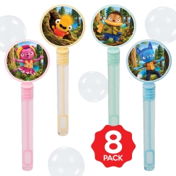 Tumble Leaf Bubble Bottles w/Wands - 8 PACK