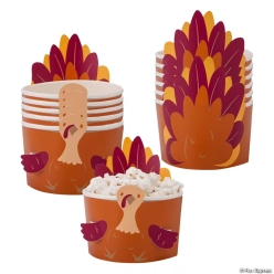 Thanksgiving Turkey Snack Cups-12Pk