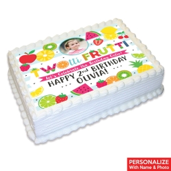 Twotti Frutti Photo Personalizable Edible Icing