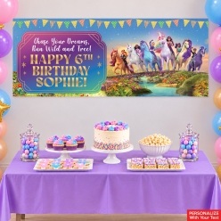 Unicorn Academy PERSONALIZED Giant Vinyl Keepsake Banner