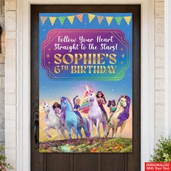 Unicorn Academy PERSONALIZED Giant Vinyl Keepsake Door Sign