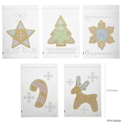 Once Upon a Gingerbread Christmas Resealable Bags-50Pk