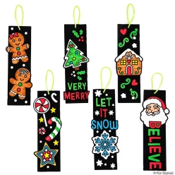 Once Upon a Snowfall CYO Fuzzy Bookmarks-18Pk