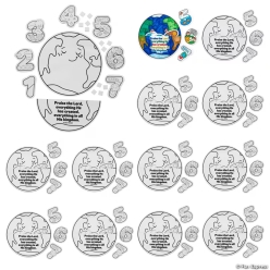 Rainforest VBS Earth Creation Pocket Craft Kit-12Pk