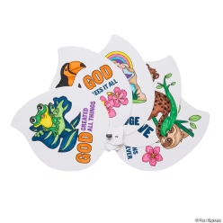 Rainforest VBS Colour in Fan Craft Kit-12Pk