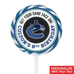 Vancouver Canucks PERSONALIZED Lollipops - 12 Pk
