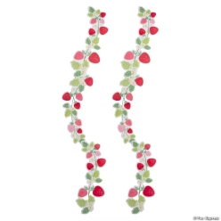 Strawberry Vine Jointed Cardstock Cutouts-2Pk
