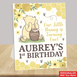 Vintage Pooh 1st Personalized Birthday 14
