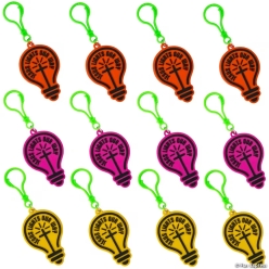 Jesus is the Light VBS Glow-in-the-Dark Backpack Clips-12Pk