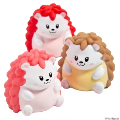 Pink & Brown Vinyl Hedgehogs-24Pk