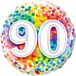 Rainbow Confetti 90th Bday 18