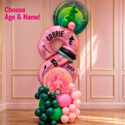 Wicked Airfill Personalized Balloon Column