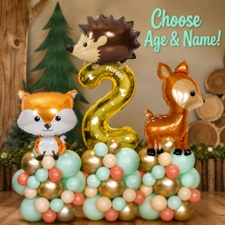 Woodland 8 FT Airfill Personalized Balloon Column Kit