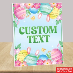 50% OFF: Watercolour Easter Custom Text 14