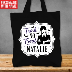 Premium XL Custom Wednesday Trick or Treat Bag