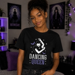 Wednesday Dancing Queen Black T-shirt- Choose Size
