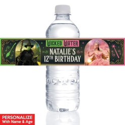 Wicked PERSONALIZED VINYL Bottle Labels - 10 PK