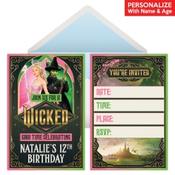 Wicked PERSONALIZED Invitations - 8 Pk