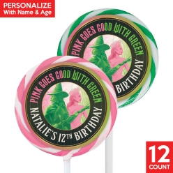 Wicked PERSONALIZED Lollipops - 12 Pack
