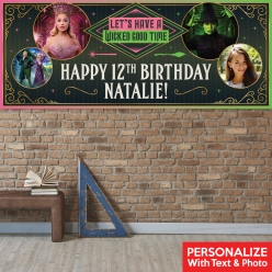 Wicked PERSONALIZED PHOTO Giant Vinyl Keepsake Banner